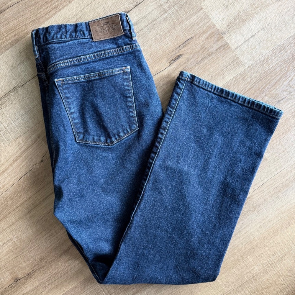 Lauren Ralph Lauren LRL Jeans Co Medium Wash Straight Leg Denim Jeans Womens 16